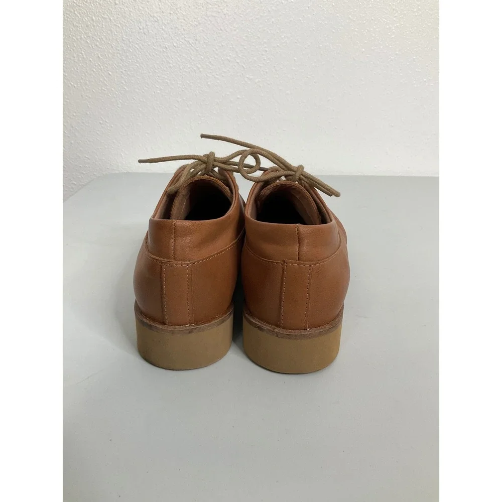 Softwalk Tan Leather Oxford Lace Up Shoes S2163-215 Womens Size 7.5M‎